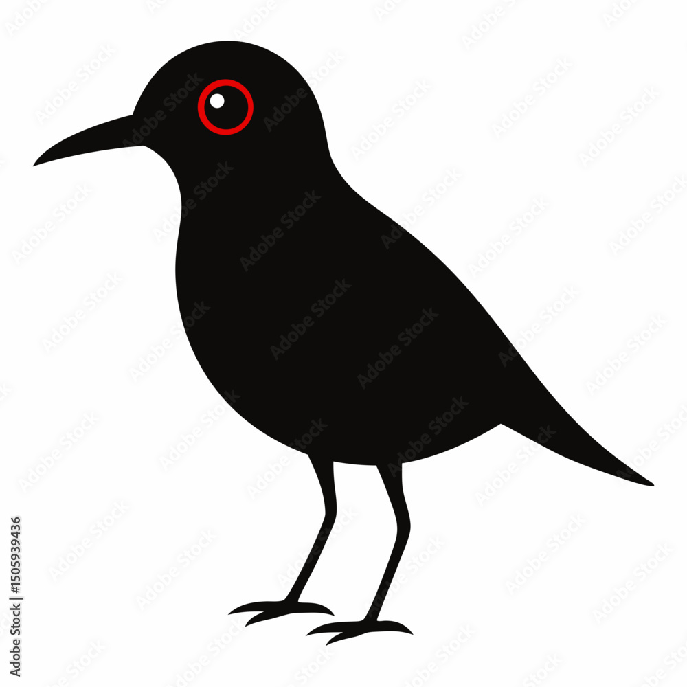 Fototapeta premium vector illustration of a bird