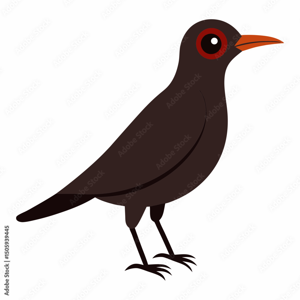 Obraz premium vector illustration of a bird