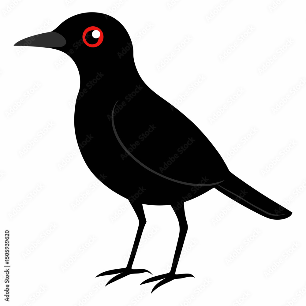 Fototapeta premium vector illustration of a bird