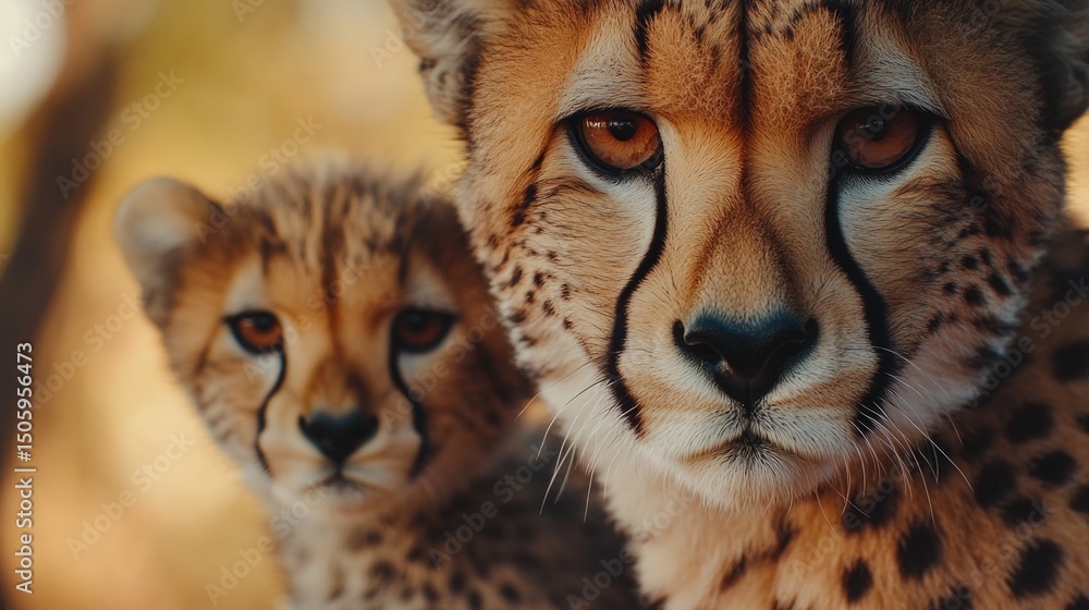 Cheetah Cubs in Wild Cheetah Cubs in Wild