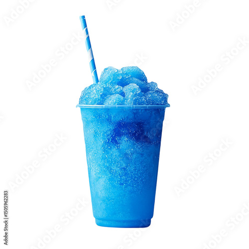Wallpaper Mural Icy Blue Slush Delight A Refreshing Summer Treat isolated on transparent background Torontodigital.ca