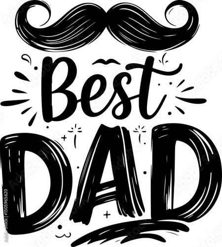  Gentleman's  Accessories Silhouettes  Father's day vector element 