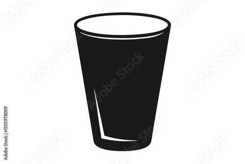 cut-glass-tumbler-silhuette---vector-art-illustrit.eps