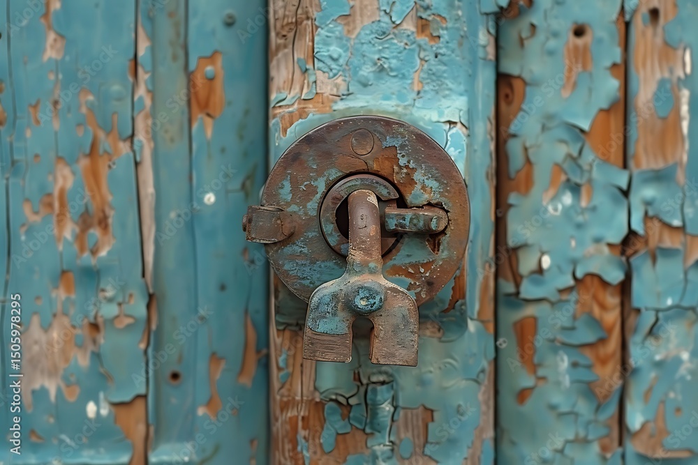 Old wooden door featuring metal keyhole high resolution picture Old wooden door featuring metal keyhole high resolution picture