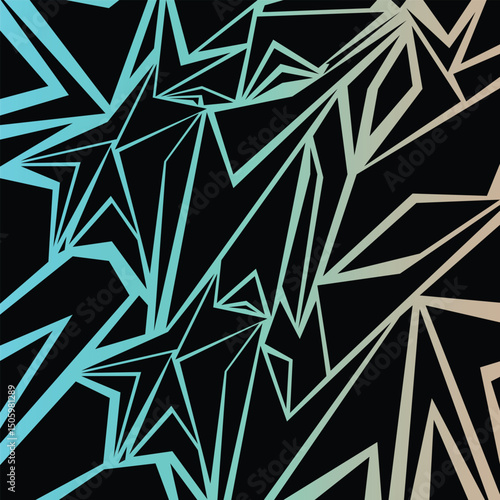 abstract new geometric pattern design.