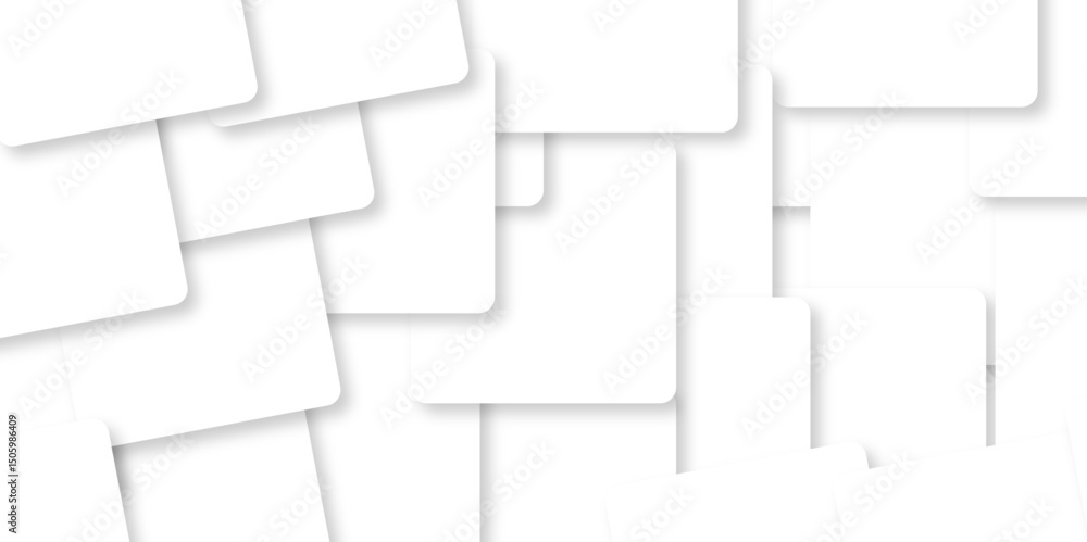 Modern Abstract white background design with layers of textured white transparent material, Minimal geometric white light background triangle gray technology vector. Abstract graphic Banner design. Modern Abstract white background design with layers of textured white transparent material, Minimal geometric white light background triangle gray technology vector. Abstract graphic Banner design.