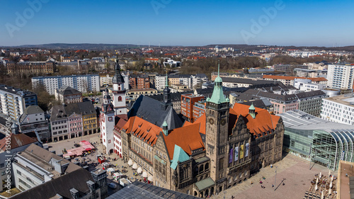 Chemnitzer Innenstadt am Rathaus