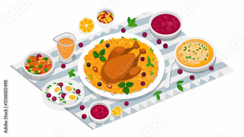 Wallpaper Mural heart shaped cookies with chocolate Torontodigital.ca