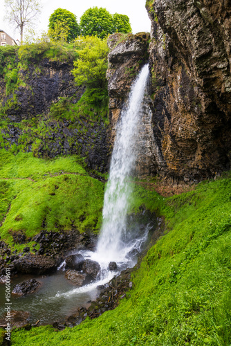 Salins Waterfall, falling from an ancient lava flow