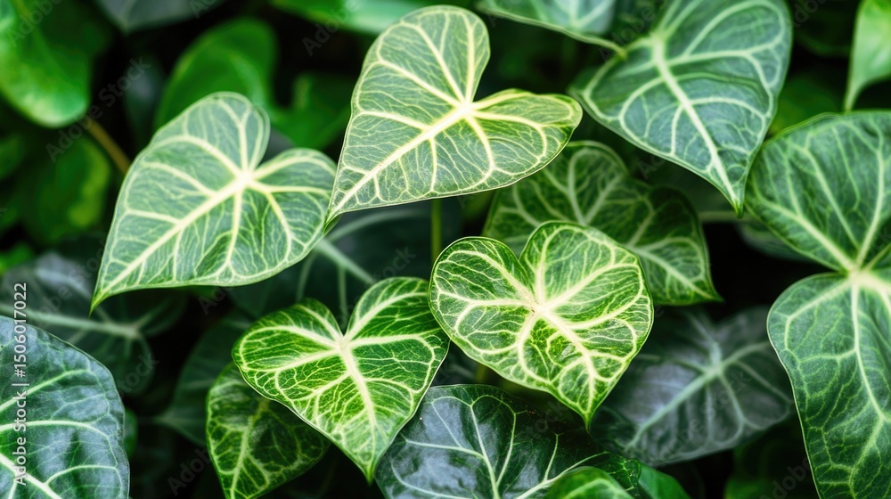 Fototapeta premium Green Leaf Plant Close-Up