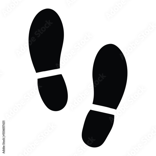 black flip flops silhouette