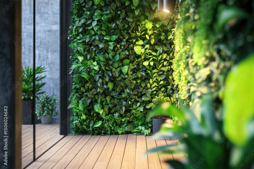 Fototapeta premium Cozy Room with Wooden Floor