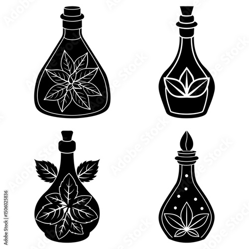 Pesto silhouette vector