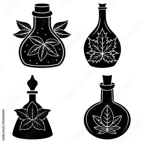 Pesto silhouette vector