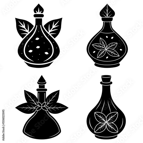 Pesto silhouette vector