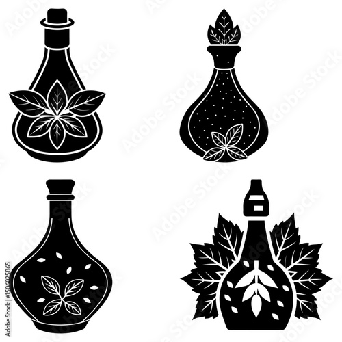Pesto silhouette vector