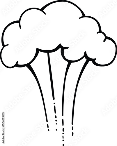 Comics bomb and explosions. Speech bubble with words splash, bam, crack, pow, boom, crash and bang. Design element for print. Cartoon flat vector icon isolated on white background for your design