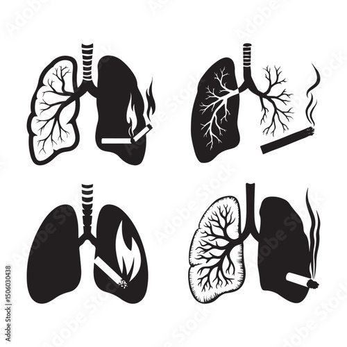 Lungs and Cigarettes A Warning About the Dangers of Smoking