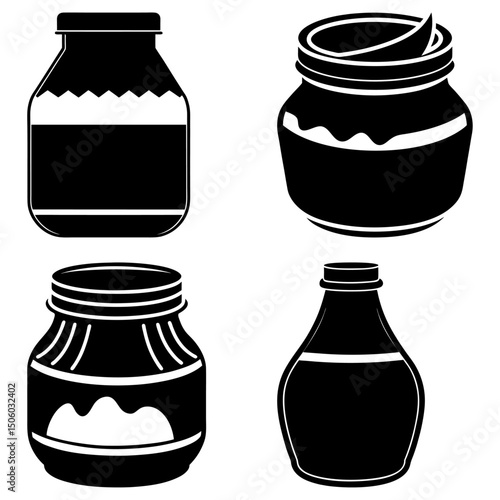 Nutella silhouette vector
