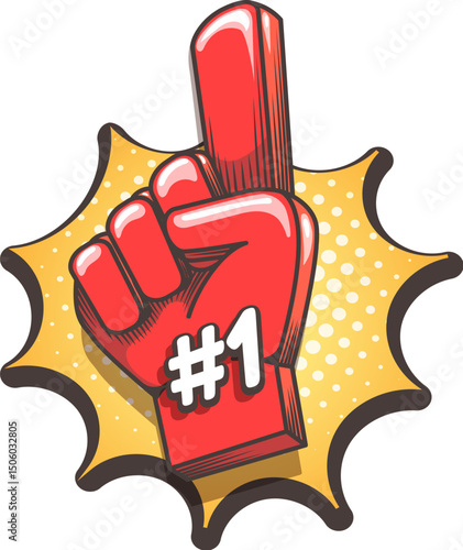 Number one hand