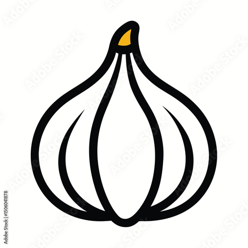 vector illustration of onion