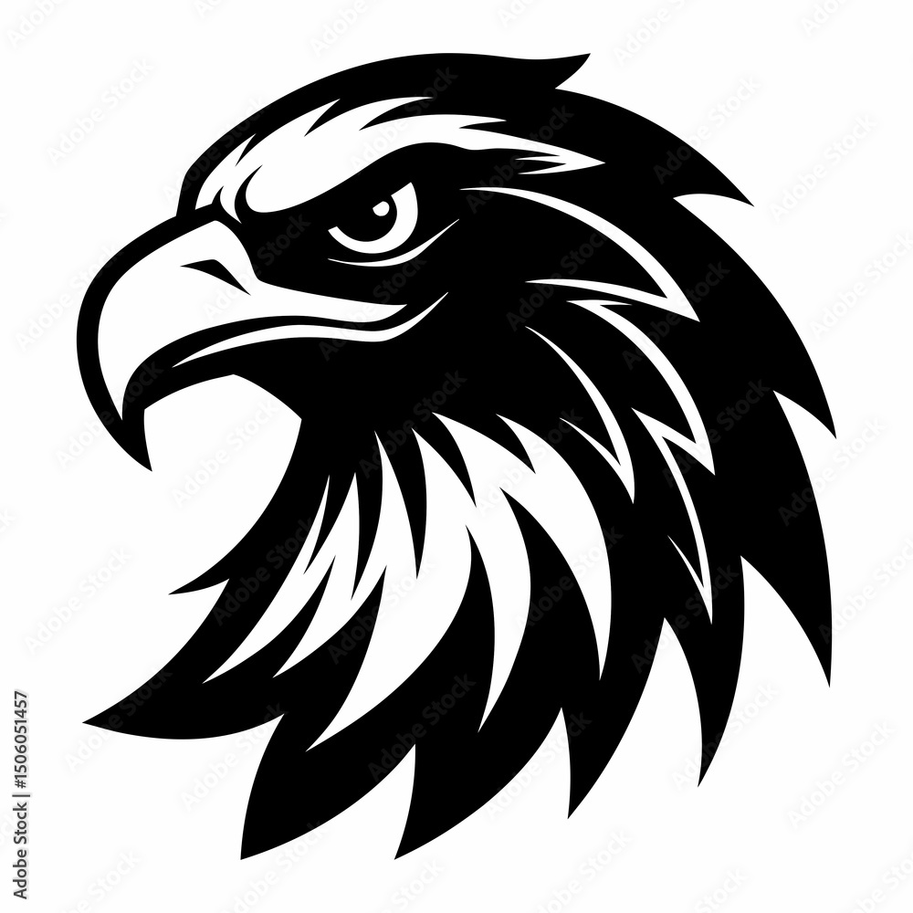 Obraz premium eagle head vector