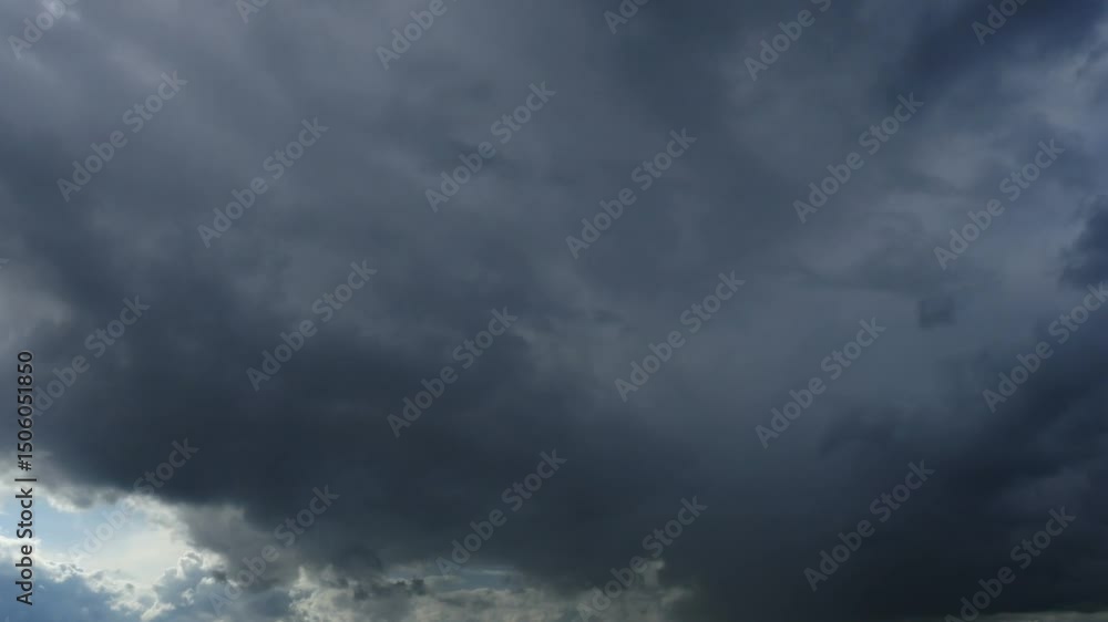 Dramatic Skies: Time-Lapse of Ominous Storm Clouds Gathering Overhead Dramatic Skies: Time-Lapse of Ominous Storm Clouds Gathering Overhead