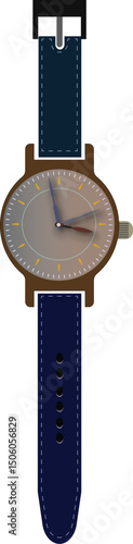 wristwatch vector illustration design