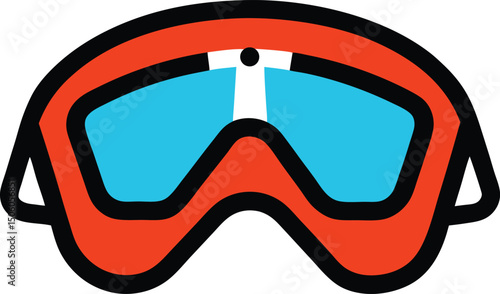Ski Goggles icon vector illustration