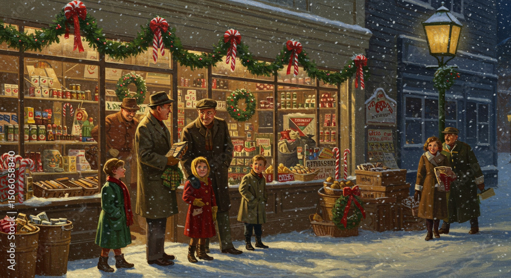 Naklejka premium Christmas card