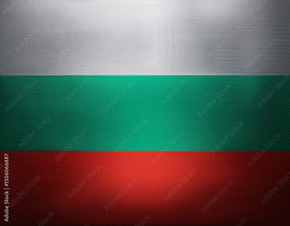 Obraz na plátně flag of Bulgaria