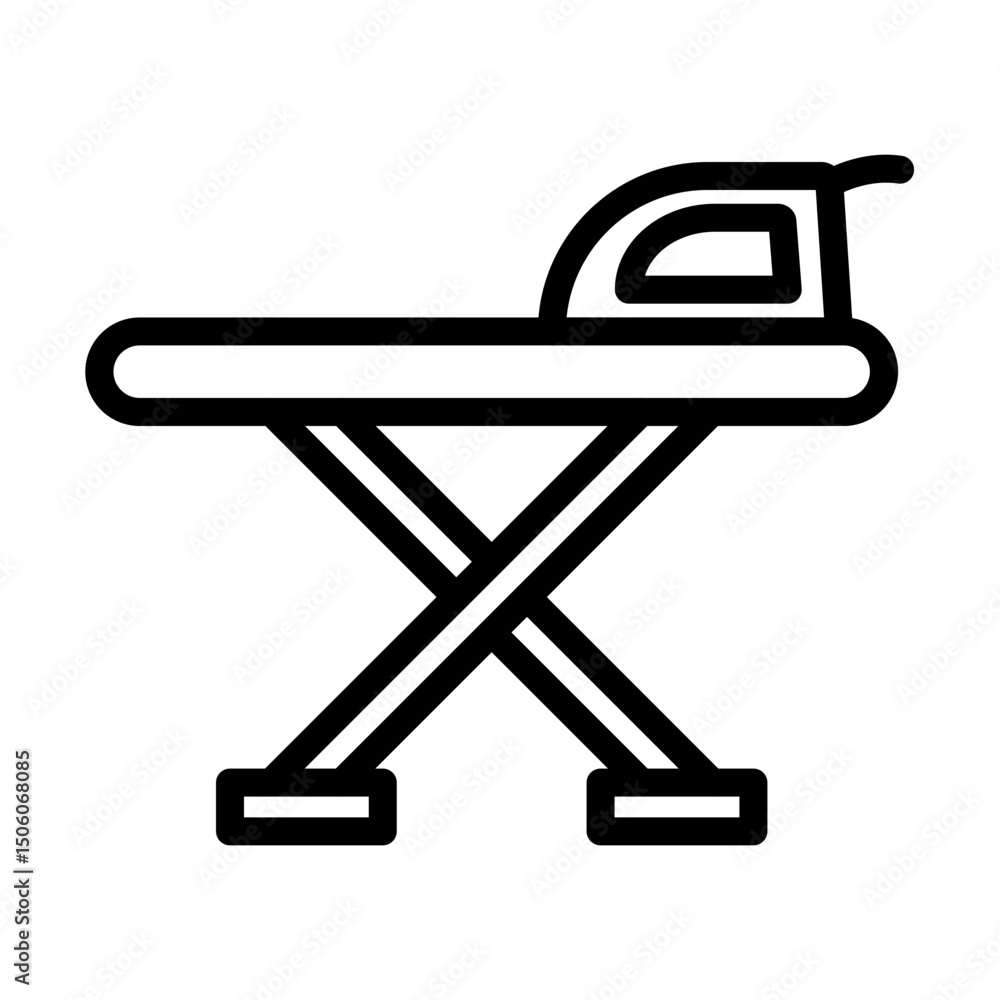 IronedClothes line icon IronedClothes line icon