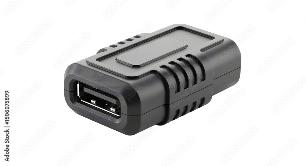 Black USB Adapter for Data Transfer Black USB Adapter for Data Transfer