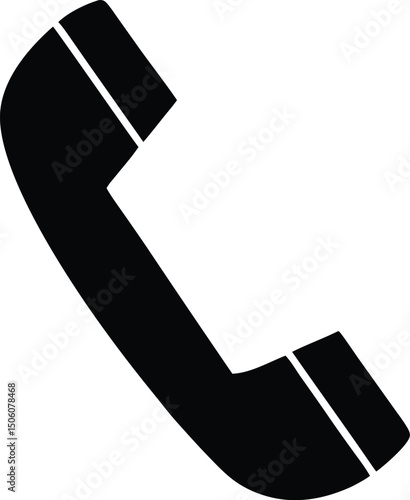 Phone call. Icon for design. Easily editable
