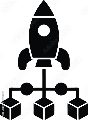 Startup silhouette icon