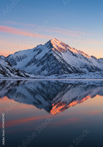 sunset in the mountains
