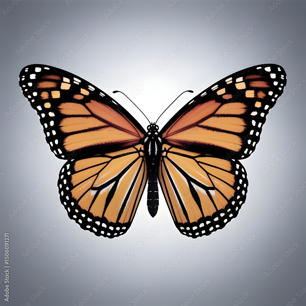 Fototapeta premium butterfly isolated on white