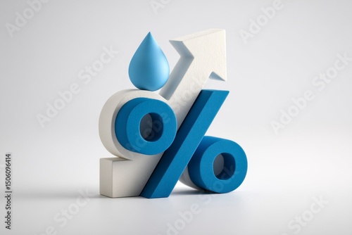 Economic Growth and Water Conservation A Symbolic Representation with Percentage Arrow and W