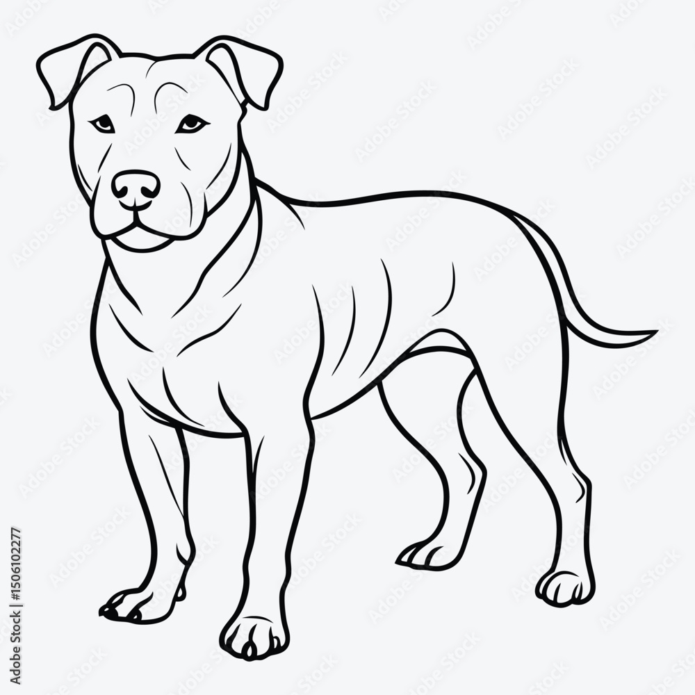 Fototapeta premium American Redstart line art White background illustration Generative Ai.