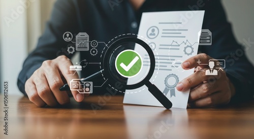 Magnifying compliance Quality control check