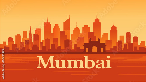 Mumbai’s Skyline at Dawn with the Arabian Sea