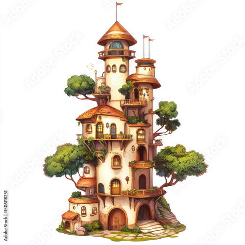 castle in the forest