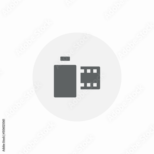 camera film icon sign vector