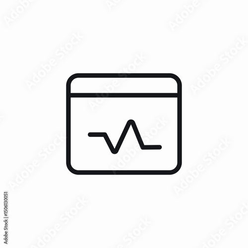 heart care platform icon sign vector