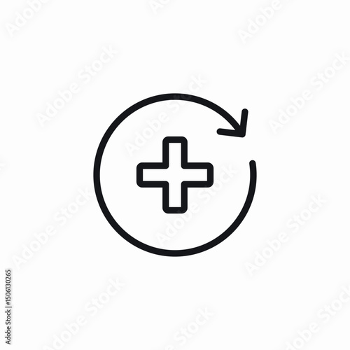 medical insurance icon sign vector