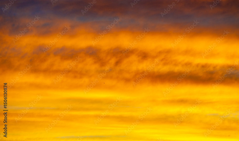 Fototapeta premium Enjoy the stunning colors of the sunset in real time. Ideal for meditation and relaxation. Capture the beauty of nature with breathtaking views.