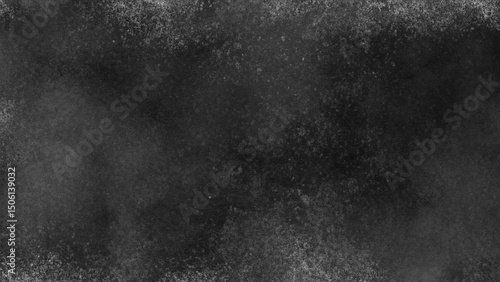 White and Grey Spray Grunge Texture with Dust and Scratches on Matte Background