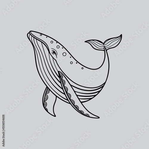 The Grace of Ocean Giants silhouette