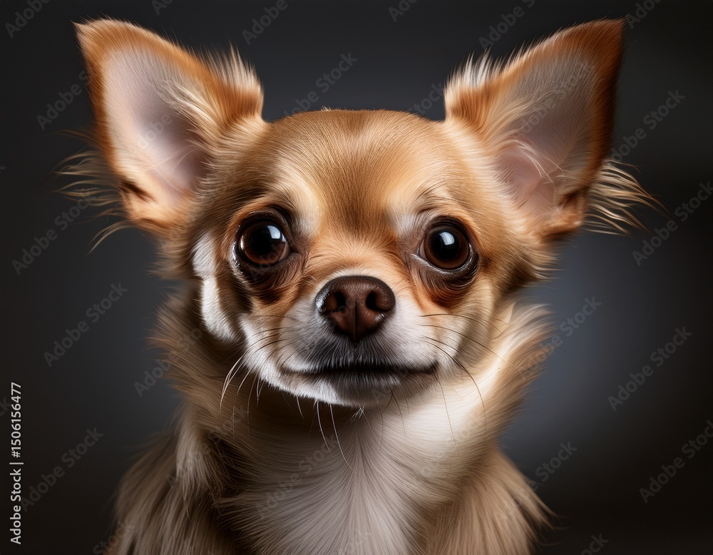 Realistisches Portrait eines Chihuahuas (fotorealistisch) Realistisches Portrait eines Chihuahuas (fotorealistisch)