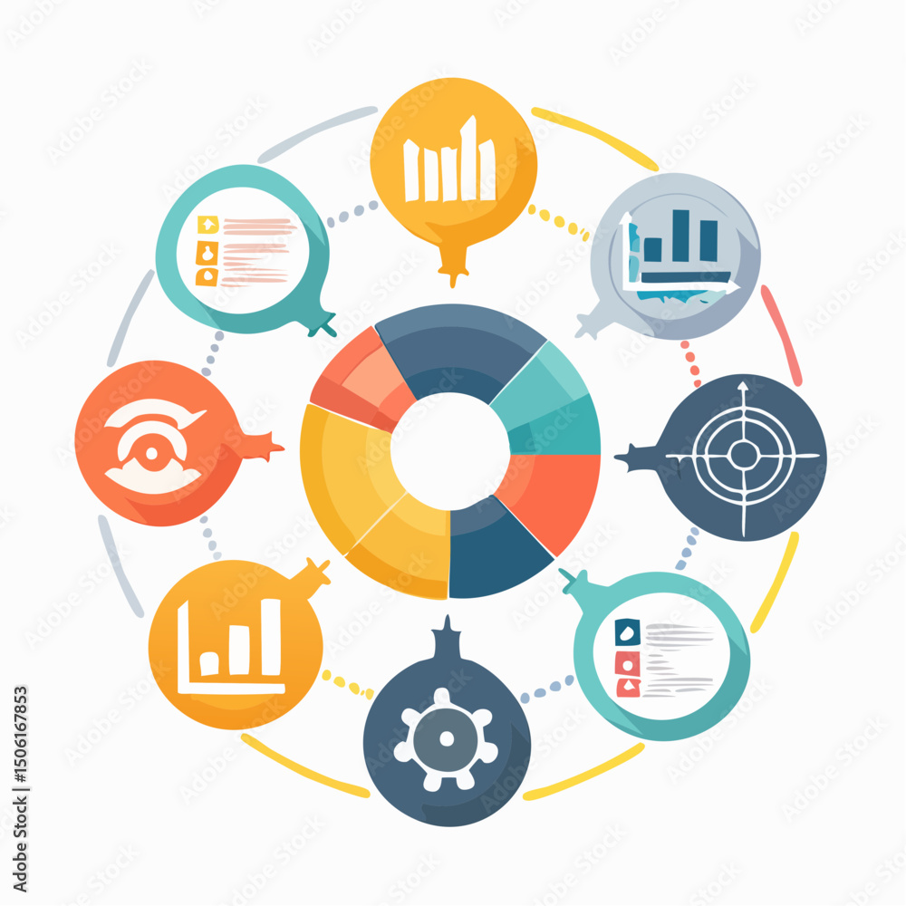 Flat Business Infographic Elements – Charts, Diagrams, Timelines Flat Business Infographic Elements – Charts, Diagrams, Timelines
